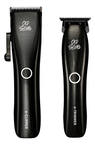 Expert Combo Dark Gray Old Scull E-clipper + E-trimmer | Meses sin interés