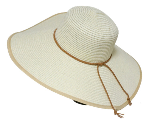 Sombrero Para El Sol, Moderno, Con Escoba Plana, Lazo, Prote