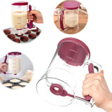 Dispenser Dosador Massas Para Cupcake Panquecas Bolo - 900ml