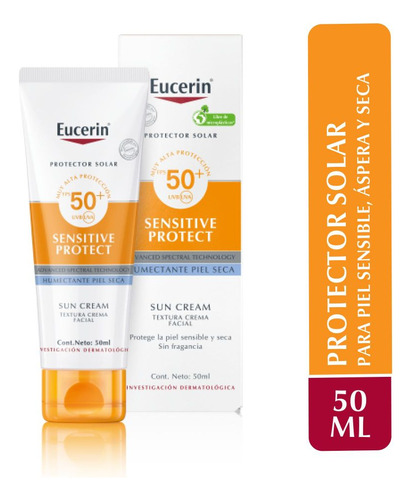 Protector Solar Facial Eucerin Crema 50ml