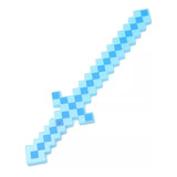 Juguete Espada Minecraft Pixel Diamante Niños Led Sonidos