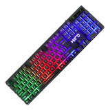 Teclado Gaming Con Luz Rgb Retroiluminado Anti Ghost Español