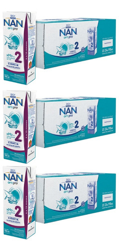 Nan Optipro 2 Liquida Lista Para Tomar Pack 72u X 190ml.