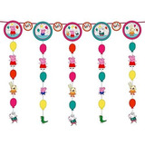 Cuerdas Para Colgarpig Confetti Party  Multicolor  Deco...