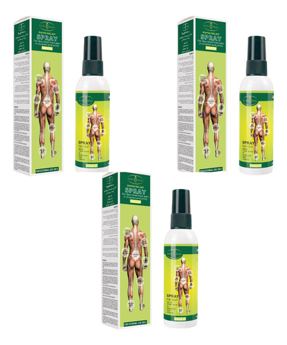 Pack 3 Spray Dolor Muscular Y Articulaciones Aichun Beauty 