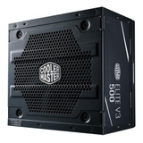 Fuente De Poder Para Pc Cooler Master Technology Elite Series Mpw-5001-acaan1 500w  Black 100v/240v