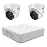 Camara Seguridad Kit Ip Poe Hikvision Nvr 4 + 2 Domo 2mpx