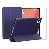 Funda Protector Smart Tpu Para iPad Pro 12.9 Gen 456 + Vidr