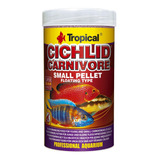 Ração Tropical Cichlid Carnivore Small Pellets De 360g