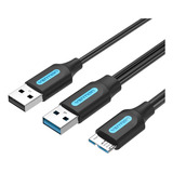 Cable Usb 3.0 A Micro Usb B 1 M Disco Rigido Externo Vention