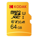 Cartão De Memória 64gb Celular Kodak Micro Sd Microsdxc 4k