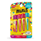 Carmex Minis Balsamo Labial Pack X4 En Gel Spf 15