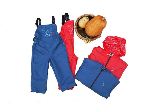 Conjunto Rompevientos Impermeable Para Niños/as Atemporal 