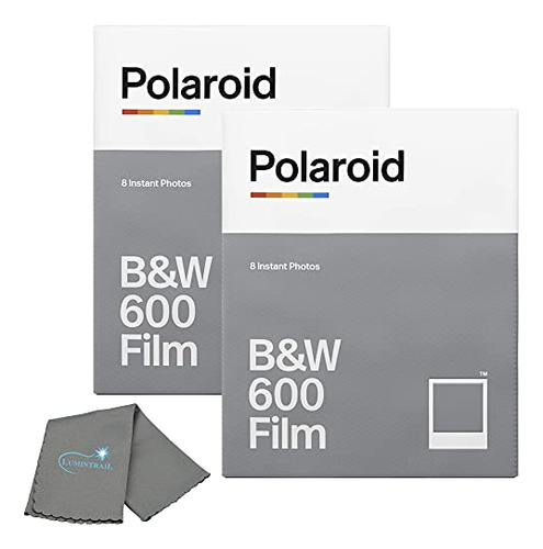 Polaroid Black White Instant Película Para 600 Y Cámaras De