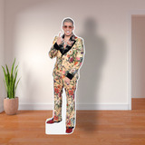 Bad Bunny Chamarra Verde Figura Tamaño Real Coroplast 180cm