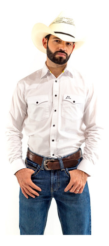 Camisa Vaquera Blanca Caballero  