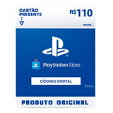 Gift Card Playstation Store 110 Reais Psn Plus Ps4 Ps5 Br