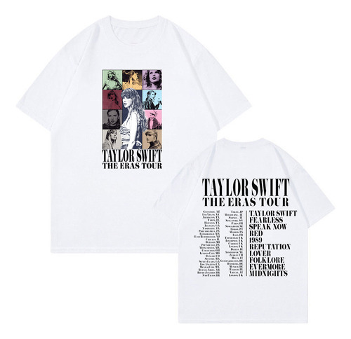 Camiseta De Taylor Swift Merch The Eras International Tour