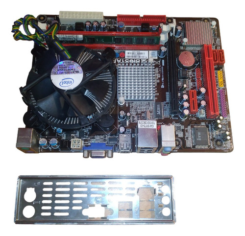 Pack Placa Madre 775 /  Cpu Dual /  2  Gb Ddr3 / Cooler