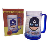 Mug Taza Pocillo Vaso Cervecero De Super Heroes Marvel 