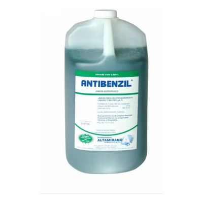 Jabón Quirurgico Antibenzil 3.850 Litros Desinfectante | MercadoLibre