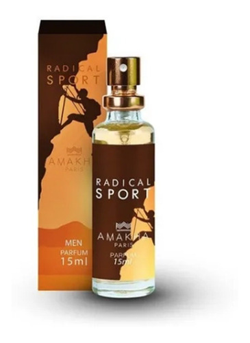Perfume Masculino Radical Sport Amakha Paris 15ml Para Bolso