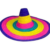 Sombrero Gorro Mexicano Multicolor Juanalalo Cotillon