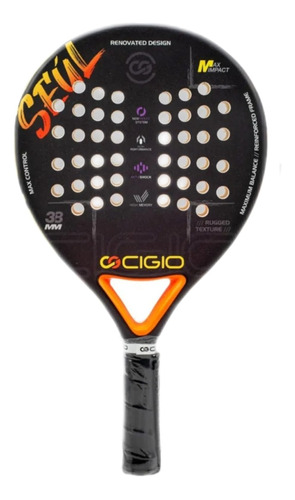 Paleta De Padel Cigio Seúl, Rugged Texture + 2grip De Regalo