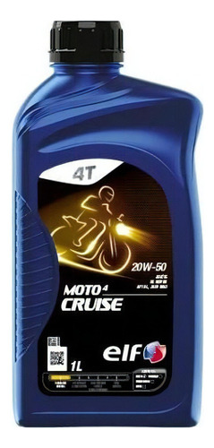 Aceite Elf Moto 4 Cruise 20w50 1 Litro