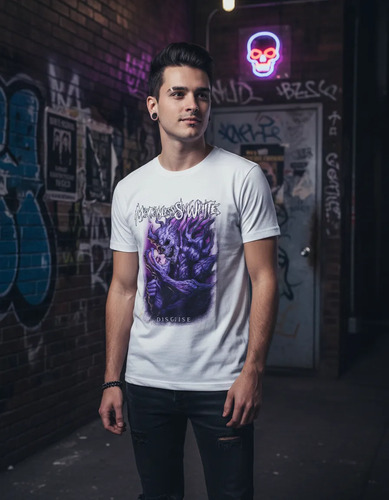 Tshirt Muscle Freaks Motionless In White Disguise Estilo