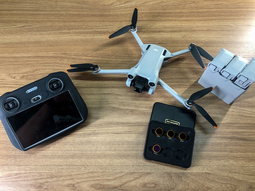 Drone Dji Mini 3 Pro Fly More Combo Com Mochila E Filtros Nd