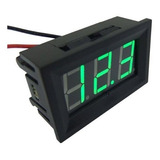 Voltímetro Smakn® 2 Wire Verde Dc Display Panel Led Digital 