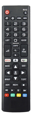 Kit Com 10 Controles Compatível Smart Tv LG Netflix Prime 