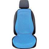 Respaldo Cubre Asiento Azul Individual Ergonómico Masaje