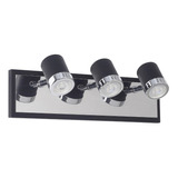 Aplique Pared 3 Luces Baño Pasillo Moderno Led Gu10 Vg