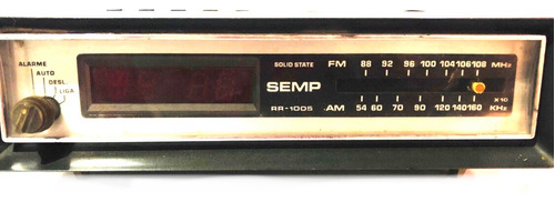 Antigo Rádio Relógio Semp (rádio Ok + Revisão Display)