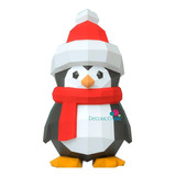 Pingüino Navidad Para Armar Papercraft Papiroflexia Pdf