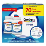 Kit Centrum Homem 30 Comprimidos + 60 Comprimidos