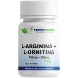 L-arginina Com L-ornitina 750mg 90 Capsulas Pronta Entrega