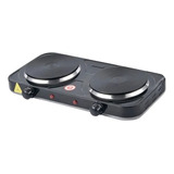 Cooktop Fogão Elétrico Portátil 02 Bocas 2000w 220 V Century Cor Preto