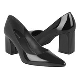 Tacones Dama Stylo 70771 Charol Negro