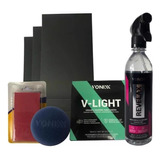 Kit Polimento Farol Revelax Lixa Vitrificador V-light Fita