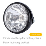 7 Led Amarillos Redondos Universales Para Motocicleta, 12 V,