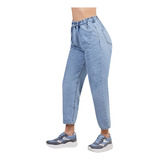 Pantalon Jeans Azul Mom Fit Mesclilla Cklass 437-65