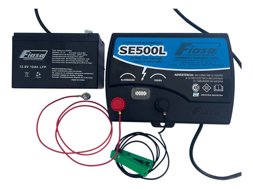 Boyero/electrificador Solar Fiasa® Se500l C/batería De Litio