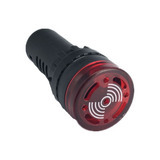 Zumbador Buzzer Rojo Led 24v Indicador Industrial Lámpara 