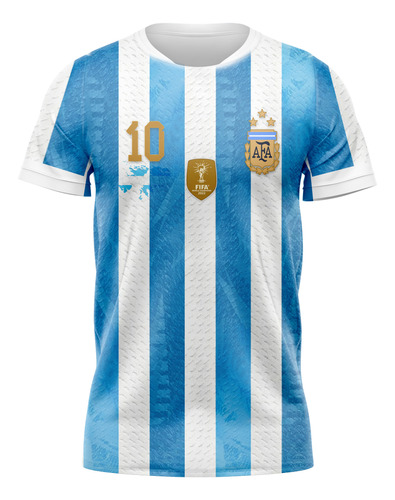 Camiseta Argentina Conceptual Messi 10 Malvinas 
