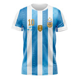 Camiseta Argentina Conceptual Messi 10 Malvinas 