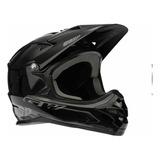 Casco Bmx Full Face Gw Wasp Adulto Negro Perla Talla M