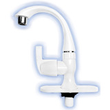 Llave De A B S Blanca Individual Para Lavabo Fleximatic 4429